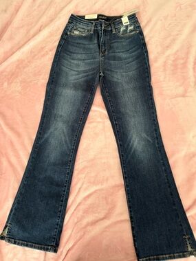 Judy Blue Dark Blue Flare Jeans